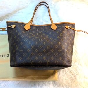 Louis Vuitton Monogram Neverfull Tote MM Authentic with COA